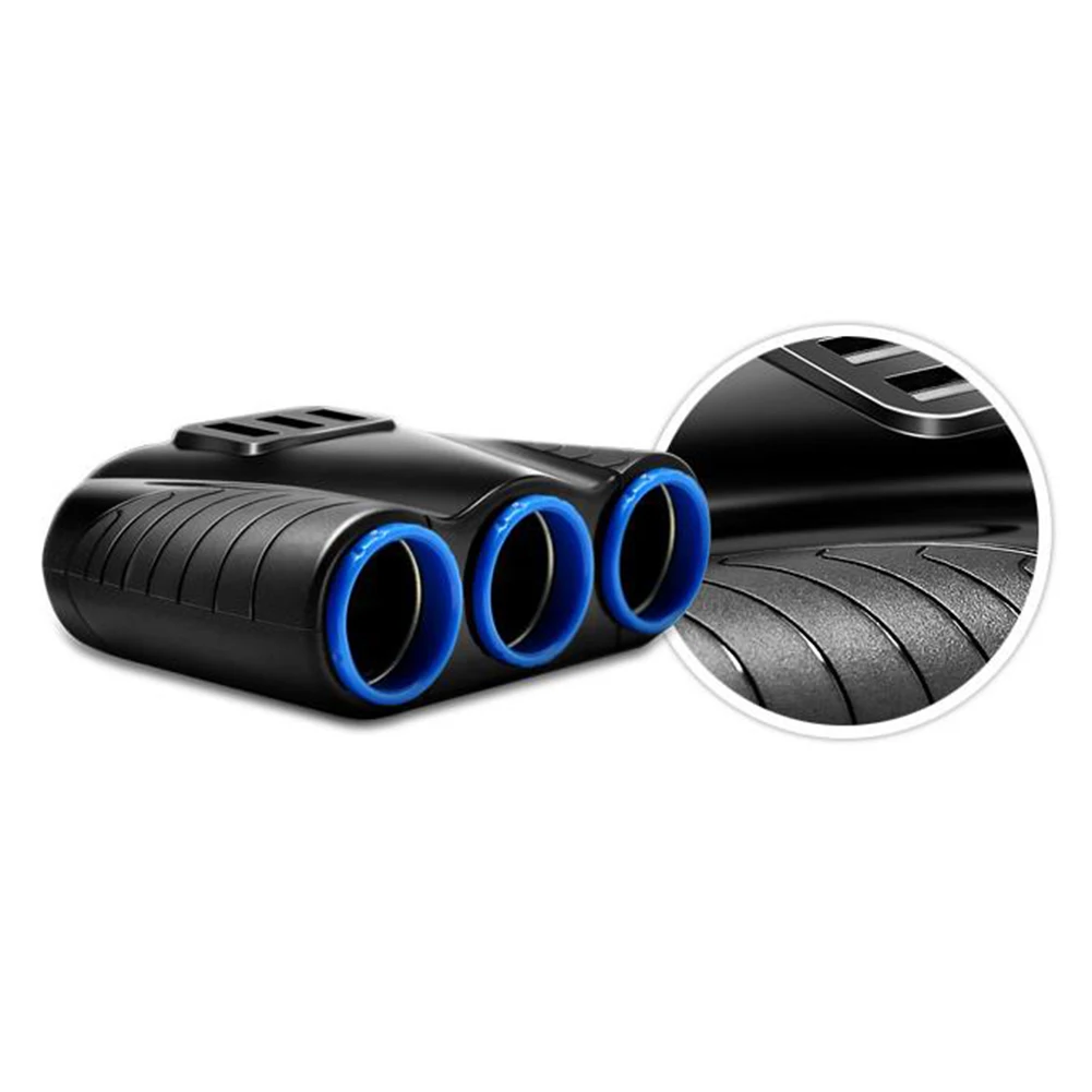 Автомобильный прикуриватель, разветвитель, штекер, светодиодный USB зарядное устройство, адаптер 3.1A 120 Вт, обнаружение для телефона, MP3 DVR, аксессуары, популярный бутик