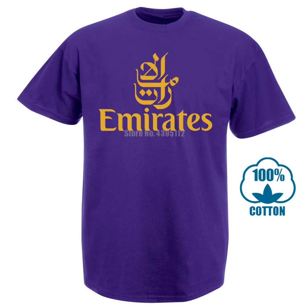Авиакомпания Emirates футболка авиакомпания футболка авиации футболка авиакомпаний 011332 - Цвет: Фиолетовый