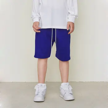 

Ouyang&Ivan Summer New Streetwear Tri-color Stitching Letters Embroidered Boys Street Style Casual Shorts Student Sports Shorts