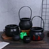 Halloween Candy Pot Halloween Cauldron Novelty Halloween Bucket Ornament Skull Witch Toy ► Photo 3/6