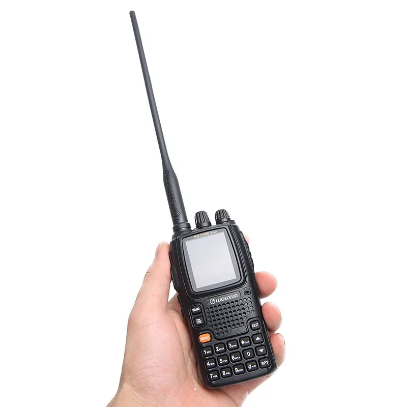 Wouxun KG-UV9D Plus Walkie Talkie CB радиостанция приемопередатчик многодиапазонный Воздушный диапазон частоты 108-136 МГц полицейский 350-390 МГц UV-9R