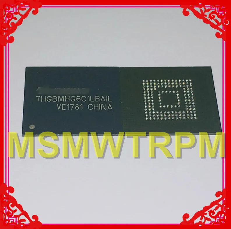 THGBMHG6C1LBAIL BGA153Ball EMMC 5,1 8 Гб памяти мобильного телефона новый оригинальный и б/у 100% Протестировано