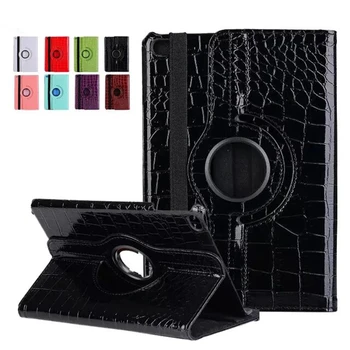 

Suitable for Apple ipad 9.7 10.2 10.5 protective cover crocodile pattern rotating leather case mini tablet protective shell