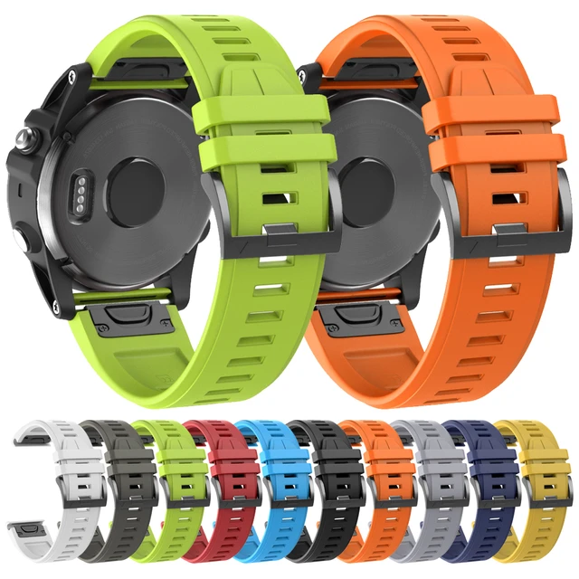 Bracelet de rechange en Silicone, 22mm 26mm, pour montre Garmin