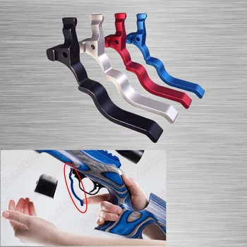 

Ruger Custom 10/22 Extended Magazine Release Mag XL Lever Tactical Large BLACK Sliver Red