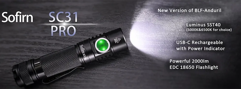 Sofirn Sp70 Ultra Bright 26650 Led Flashlight High Power 5500lm 