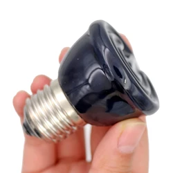 E27 Pet Heating lamp Mini Infrared Ceramic Emitter Heat Bulb Pets Turtle Heating Light Box Warmer Light Bulbs 25/50/75/100W