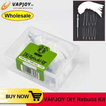 

VAPJOY DIY Rebuild Kit for VINCI Ni80 1.0ohm Coil Rebuild pods Cartridge Electronic Cigarette Accessories Cartridge Repair Tool
