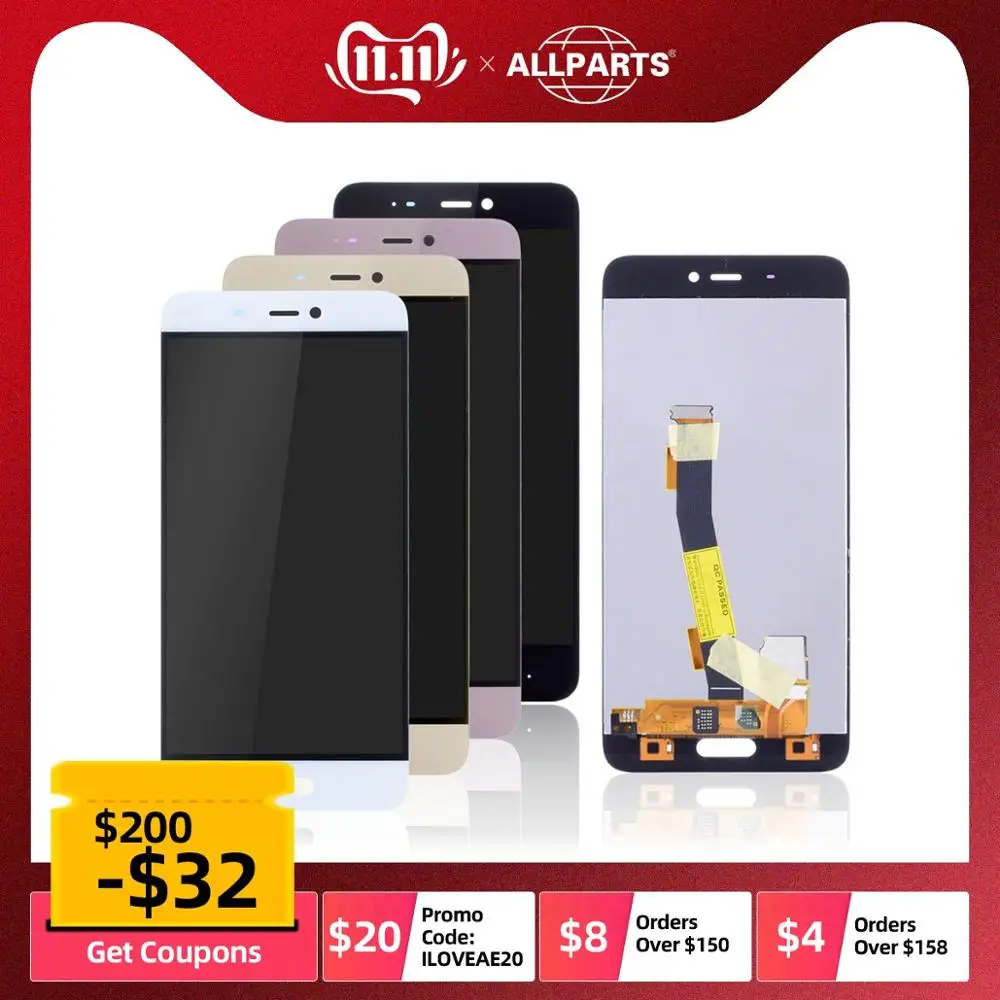 Günstig Display Für XIAOMI Mi5 Mi 5 LCD Touch Screen Digitizer Ersatz Vollversammlung 5,15 Original Schwarz Weiß Gold