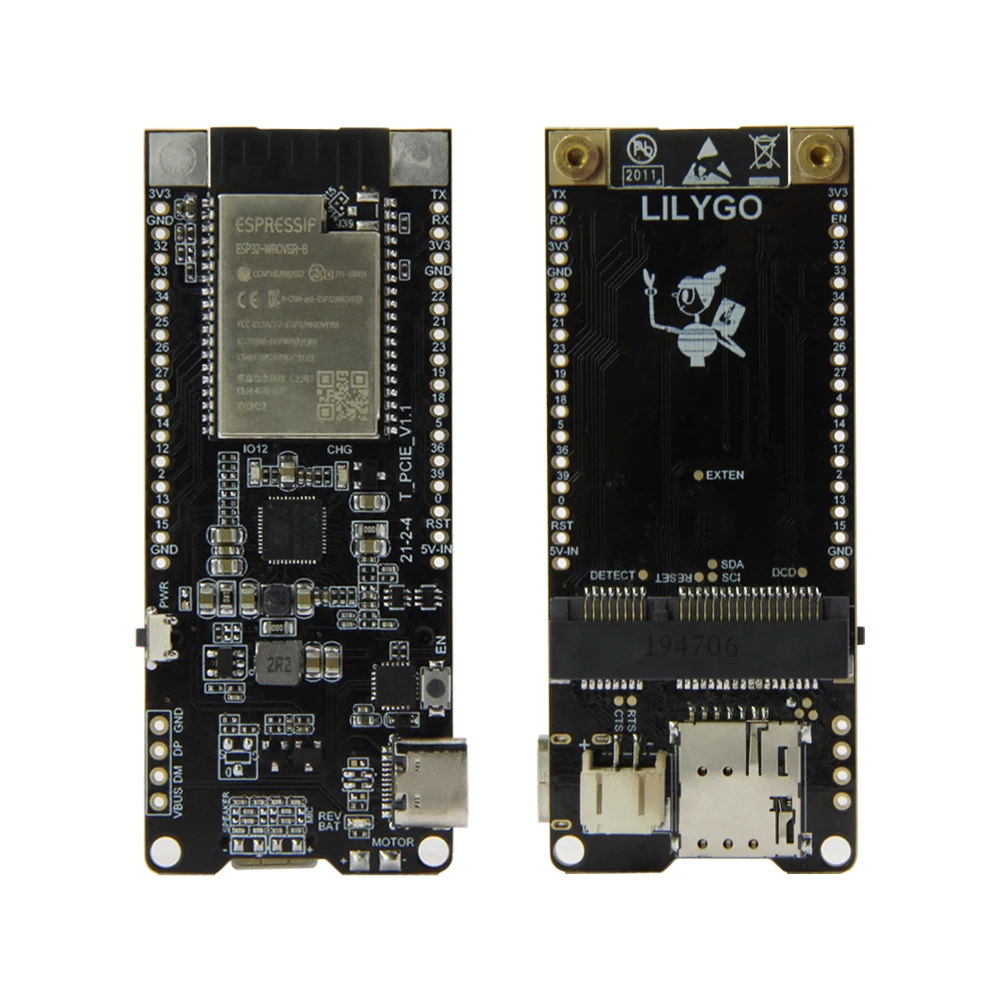 Lilygo® T-pcie Sim7600 Placa de Desenvolvimento T-pcie Sim7600 4g Sim7600g Sim7600e Sim7600a Sim7600na Sim7600sa Sim7600jc Esp32-wrover-e Módulo Wifi - Image 5