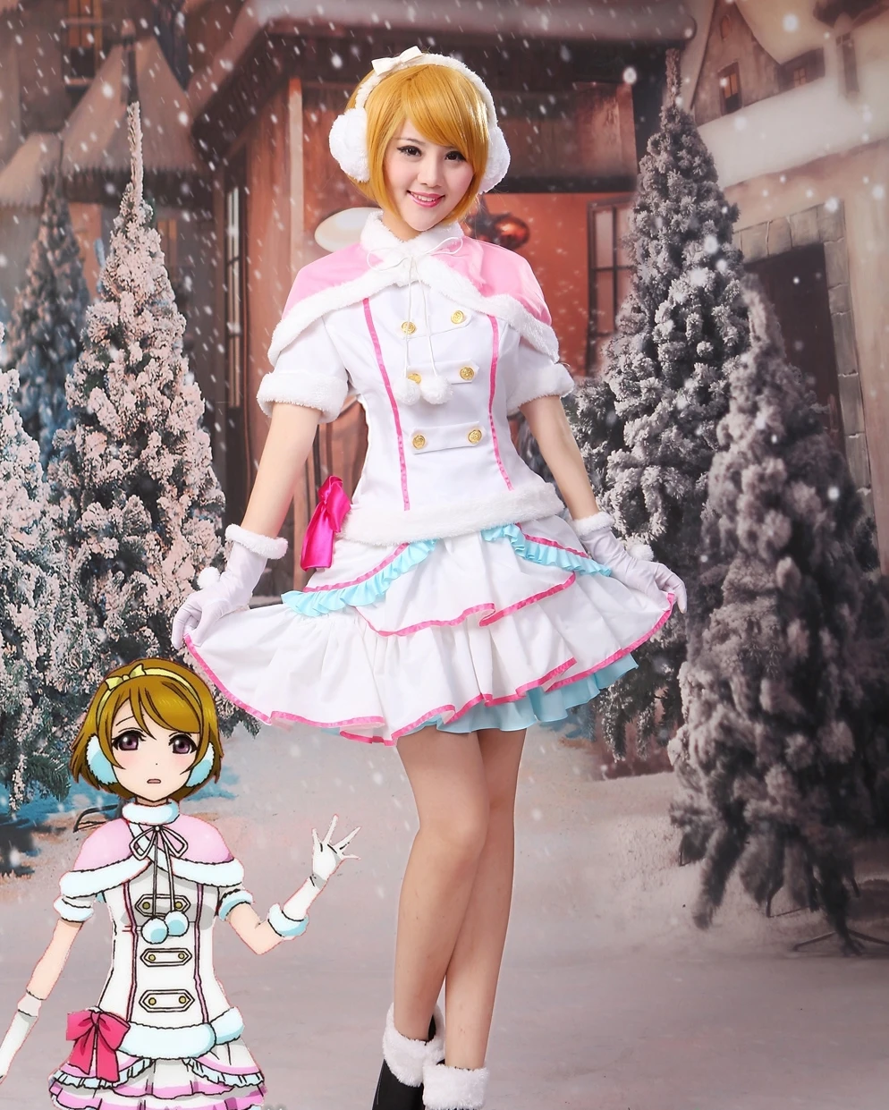 Love Live Snow Halation Koizumi Hanayo Cappa Tops Dress Uniform Outfit Anime Customize Cosplay Costumes Aliexpress Love Live Snow Halation Koizumi Hanayo Cappa Tops Dress Uniform Outfit Anime Customize Cosplay Costumes Aliexpress
