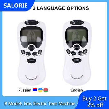 

Tens Body Massager EMS Acupuncture Digital Therapy Electric Pulse Back Massager Muscle Stimulator Physiotherapy Pain Relief