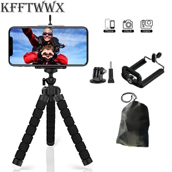 

KFFTWWX Tripod for Gopro Hero 9 8 7 6 5 4 Black Mini Flexible Sponge Octopus Tripods for mobile Phone Yi EKEN H9R SJ4000 Camera