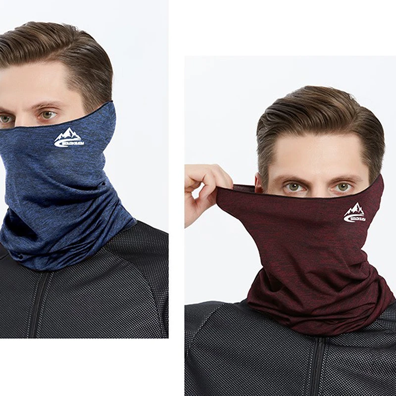 head scarves for men Thermal Face Bandana Mask Cover Neck Warmer Bicycle Cycling Ski Tube Scarf Hiking Breathable Masks Print Women Men Winter man scarf