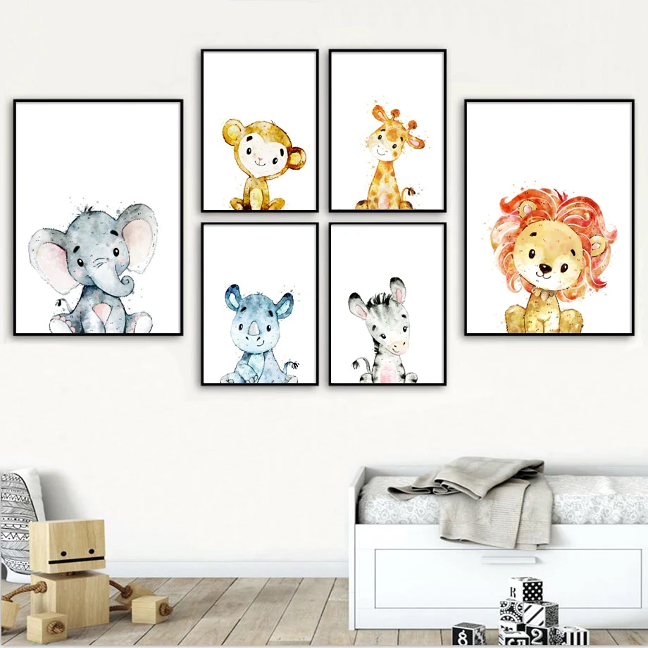 elephant wall art nursery