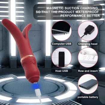 7 Modes Sexual Tongue Licking Vibrator Fork Stick Clitoris G-Spot Stimulation Female Masturbation Sex Toy Dildo for Women 6