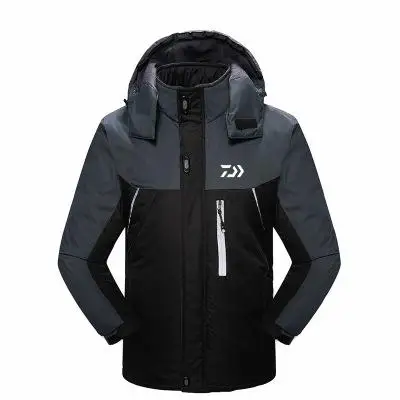 DAIWA одежда для рыбалки зима осень зима водонепроницаемые теплые куртки для рыбалки мужские флисовые толстые уличные спортивные куртки для рыбалки M-8XL - Цвет: 36