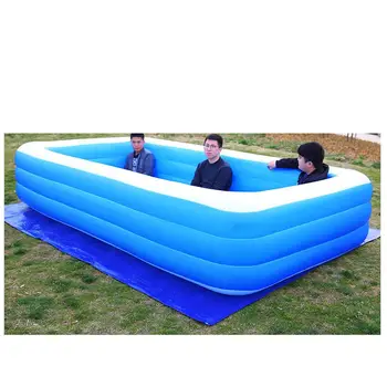 

Summer Thickened Inflatable Children Adult Swimming Pool Family degree multi-size optional PVC Square Floating Swimming Pool