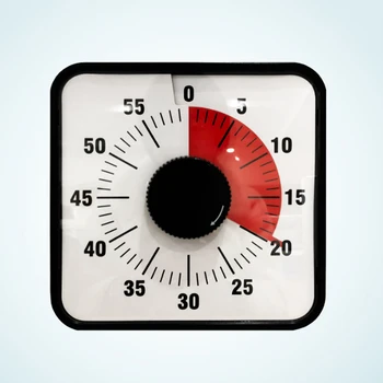 

Visual Timer 60 Minute Timing Set Back Leg Stands Countdown Timer -Drop