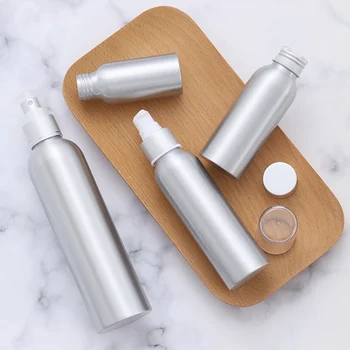 

1Pc Portable Travel Bottle 30ml 50ml 100ml 120ml 250ml Aluminum Bottles for Travel Sub Bottle Shampoo Cosmetic Lotion Container
