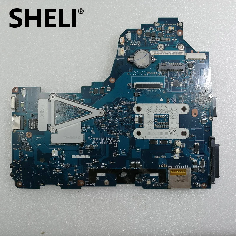 SHELI K000128440 K000124390 для Toshiba Satellite C660 материнская плата ноутбука PWWHA LA 7201P HM65