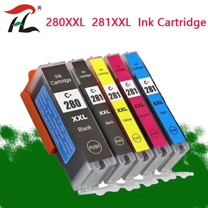 PGI280 PGI-280 CLI-281 совместимый чернильный картридж для Canon TR7520 TR8520 TS6120 TS8120 TS9120 струйный