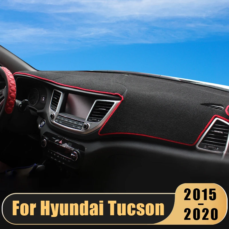 

For Hyundai Tucson TL 2015-2017 2018 2019 2020 Car Dashboard Cover Shade Avoid Light Mat Instrument Panel Interior Accessories