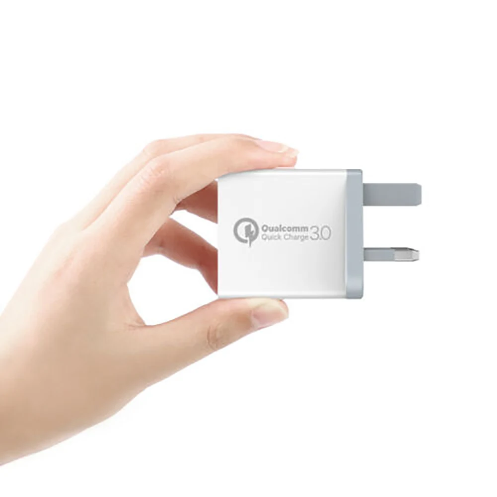 Зарядное устройство для мобильного телефона Qc3.0 зарядная головка Британский стандарт три Qc3.0 Быстрая зарядка зарядное устройство для быстрой зарядки Новое модное зарядное устройство