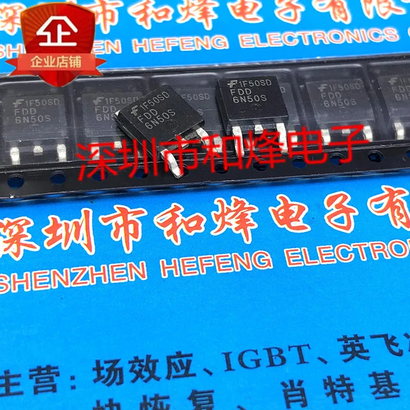 

10 шт. FDD6N50S TO-252 500V 6A