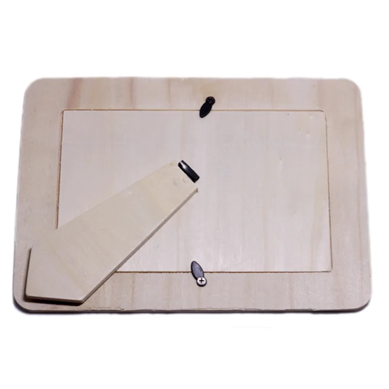 

Handmade Six Inches Pearl DIY Children for Making Wood White Base Ultra-Light Clay Frame Mud 10 Yuan Mud Painting Frame