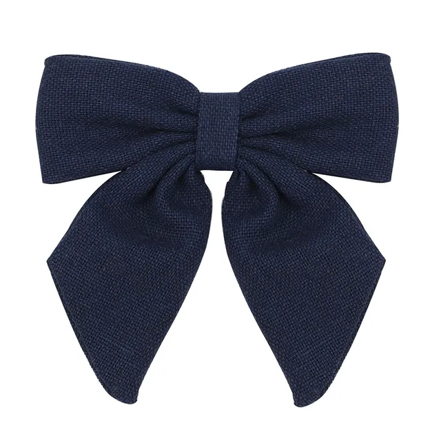 2021 New Solid Cotton Hiar Bows With Clip For Baby Girls Hair Clips Barrettes Hairpins Hair Accessories Kid Handmade заколки 1 PCS