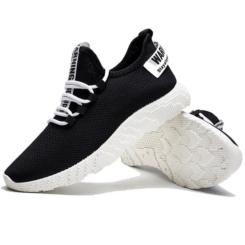 Men's shoes Sports shoes Running Air mesh Breathable Sturdy Sole Summer men's sneakers Light weight Nonslip Male footwear