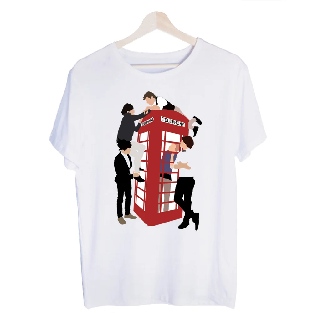 

One Direction Harry Styles Merch 1D Harajuku T-shirts Tshirt Top Tees Streetwear Harajuku Funny Tshirts Men Fashion Summer
