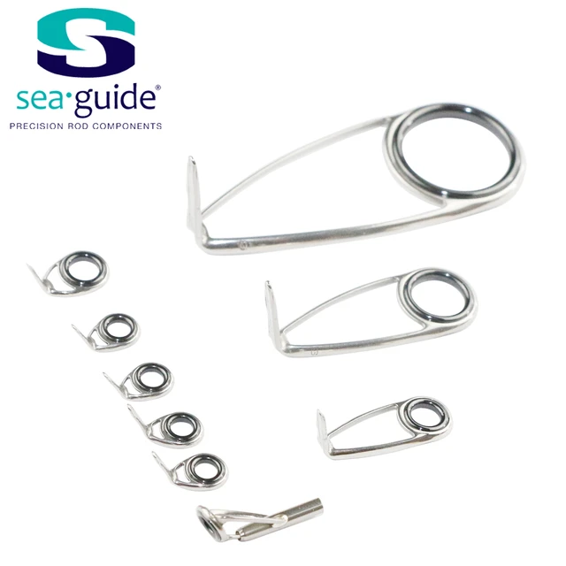 Original Fuji Guide set KL-L M H Alconite Ring Stainless Steel Frame for  Bass Seabass Salt water Light Spin Fishing Rod - AliExpress