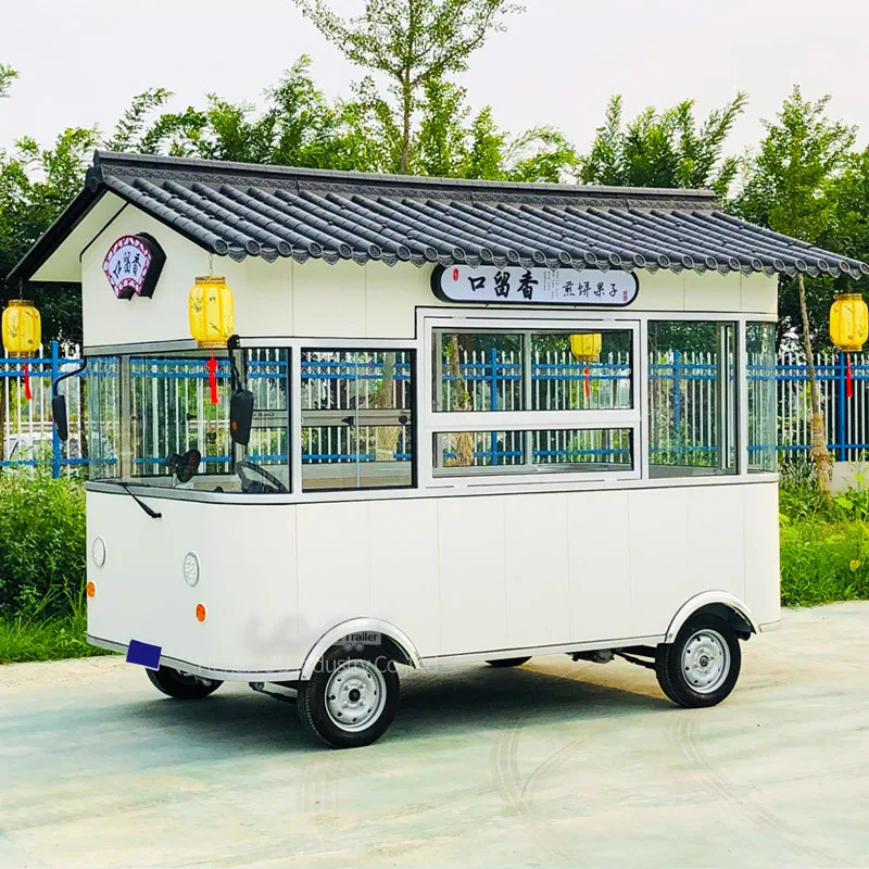 Hot Sale New Design Street Kiosk Electric Ice Cream Coffee Mobile