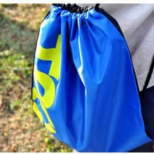 1 шт. Синяя Нейлоновая купальная пляжная сумка с Кулиской спортивный Спортивный водонепроницаемый рюкзак