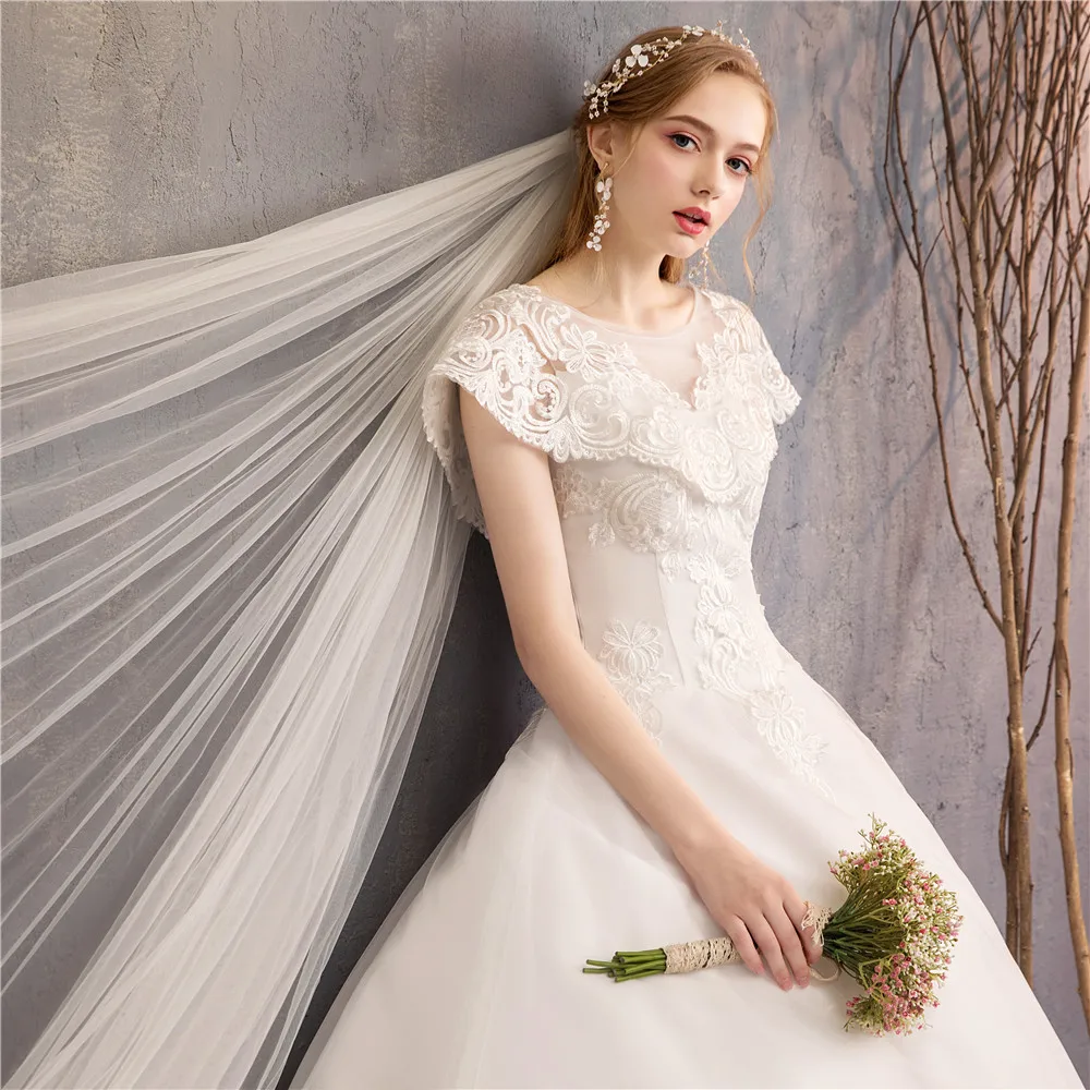 Vrouwen Luxe Bruidsjurk Lace Up Trouwjurken Vestido De Noiva/Свадебное Платье/Robe De Mariee Vrouwen Luxe Bruidsjurk Lace Up Trouwjurken Vestido De Noiva/Свадебное Платье/Robe De Mariee