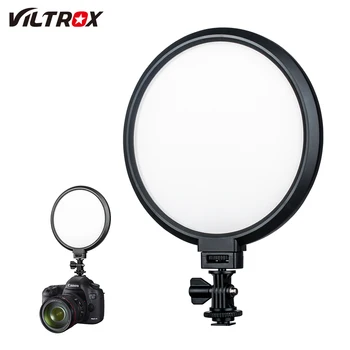 

Viltrox VL-300T 18W LED Video Studio Light Lamp Slim 3300K-5500K Dimmable kit for camera photo shooting YouTube Video show Live