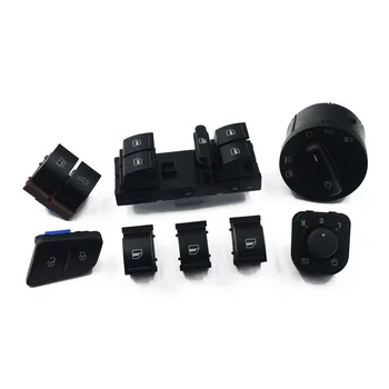 

Fuel Tank Door Power Mirror Headlight Window Trunk Switch Button For Volkswagen VW Passat B6 CC 8PCS 1K0 941 431Q 1K4 959 857B