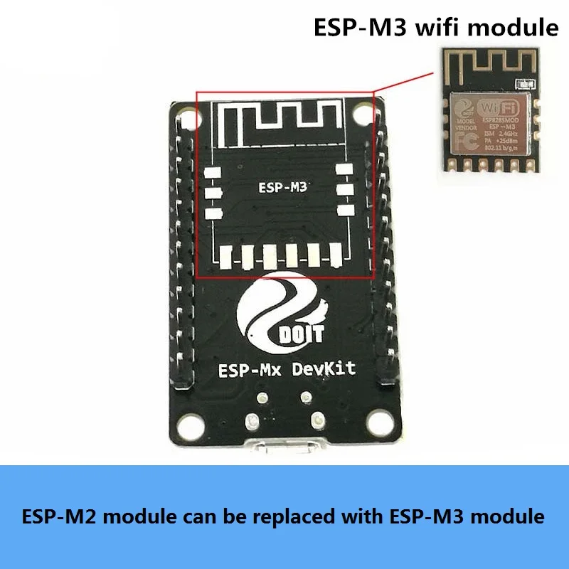 ESP8285 макетная плата Nodemcu M на основе ESP M2 беспроводной WiFi модуль внешней антенны CH340