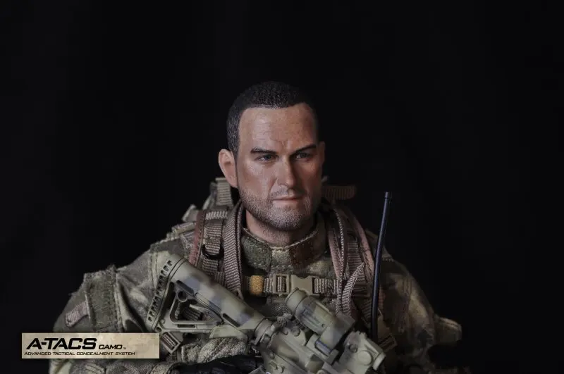 1/6 CAL-8020 A-TACS усовершенствованная тактическая камуфляжная система скрытия 1" Коллекционная фигурка