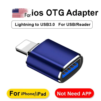 

Mobile Phone Adapter for Lighting to USB 3.0 Adapter For iPhone7 8 6 6s Plus 11 Pro Max X XS XR kit Converter for iOS 13 Adaptor