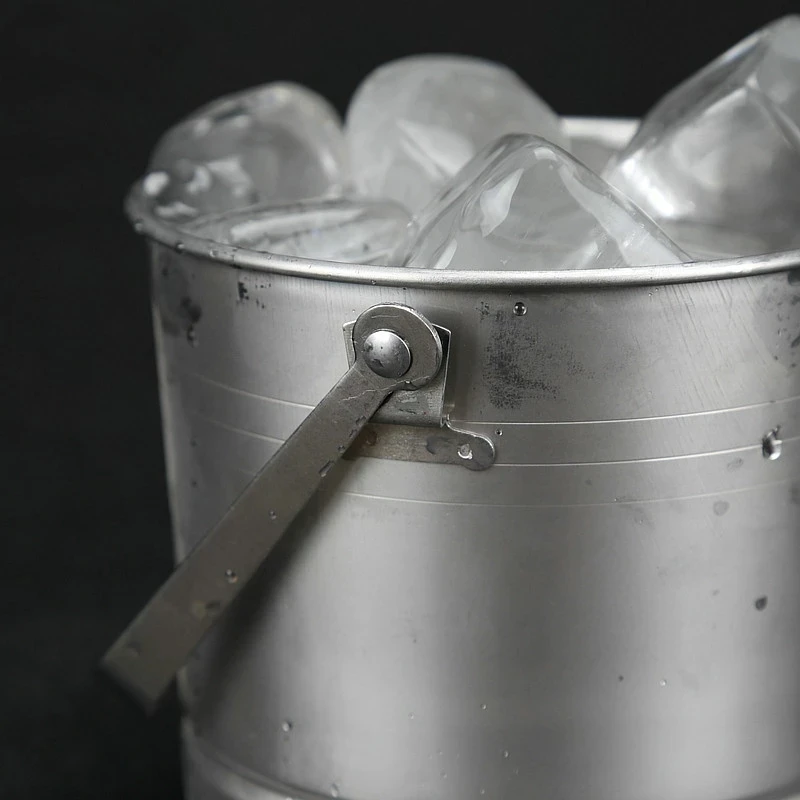 1.5L Stainless Steel Ice Bucket Wine Champagne with Strainer & Ice Tong