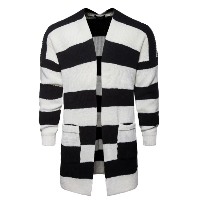 

Mens Casual Knitted Buttons Down Cardigans Cotton Long Sleeve Sweaters with Pockets