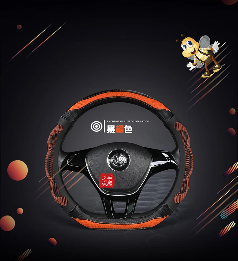 Автомобильный кожаный чехол на руль из углеродного волокна для Honda S2000 2000-2008 Acura RSX type-S 2005 Civic 2005 Sport