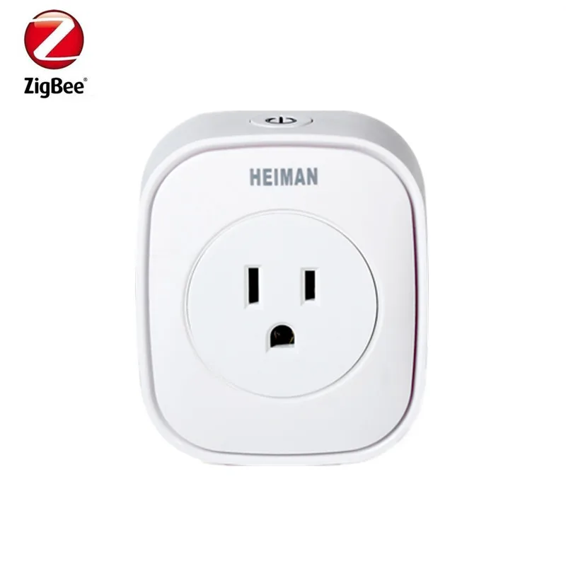 Heiman нам Zigbee Измерение мощности штекер Управление Мощность вкл/выкл разъем устройство «умный дом» с помощью смарт-приложение зоны - Цвет: 1piece