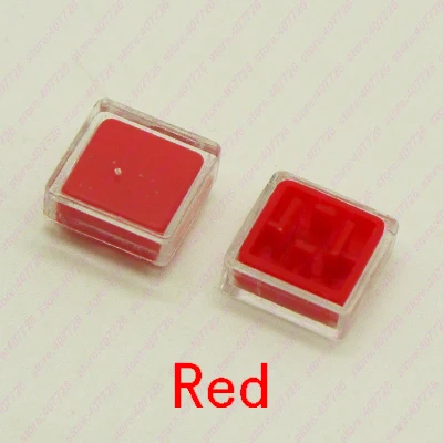 

100PCS-1000PCS 12X12mm (Cap+Transparent Cover) suit for 12x12x7.3mm Square Head Tact Switch Push Button Switch Micro Key Button