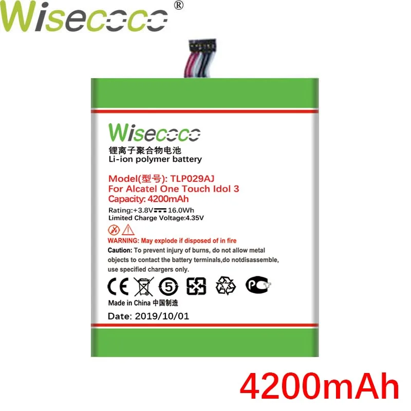 Wisecoco TLp029A1 TLp029AJ TLp029A2 TLP029A2-S Батарея для Alcatel One Touch Idol 3 Pop 3 5," 5025D 5025E 5025G 5025X 5025N