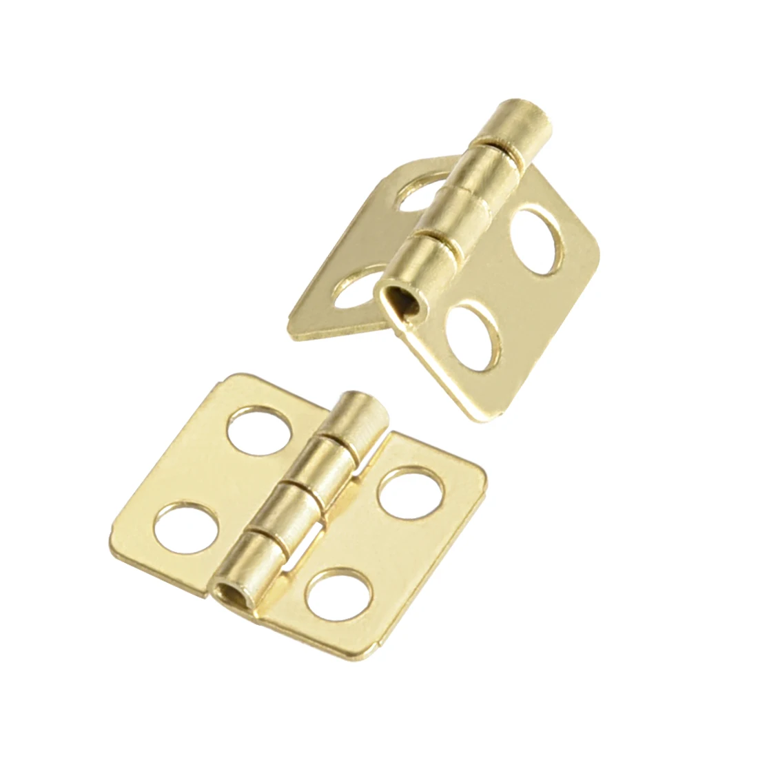 

uxcell 0.5" Mini Hinge Jewelry Case Wooden Box Hinges Fittings Golden Plain 30pcs