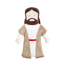 50cm jesus brinquedo de pelúcia dos desenhos animados boneca de pelúcia almofada macia adorável travesseiro de sono para crianças presentes de páscoa de aniversário